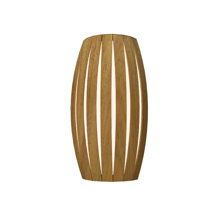 Accord 4014 Barrel 2-lt 14" Tall LED Wall Light-Louro Freijo