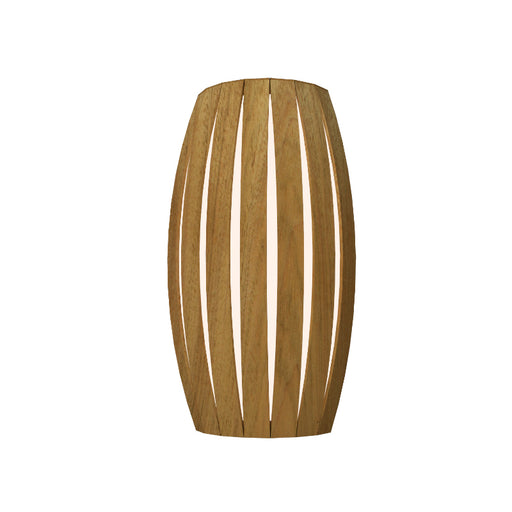 Accord 4014LED Barrel 1-lt 14" Tall Wall Light-Louro Freijo