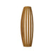 Accord 4041 Barrel 3-lt 39" Tall LED Wall Light-Teak