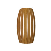 Accord 4014LED Barrel 1-lt 14" Tall Wall Light-Teak