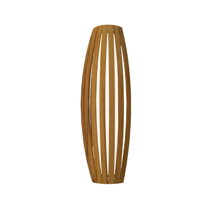 Accord 4041LED Barrel 1-lt 39" Tall LED Wall Light-Teak