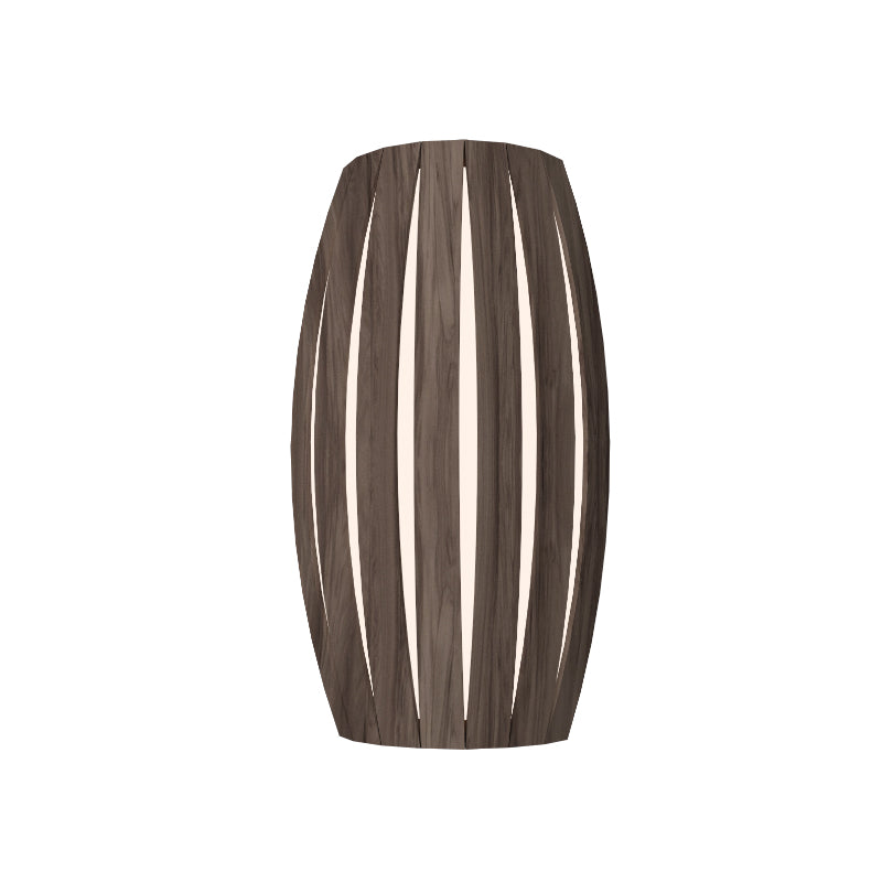 Accord 4014 Barrel 2-lt 14" Tall LED Wall Light-American Walnut