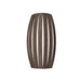 Accord 4014 Barrel 2-lt 14" Tall LED Wall Light-American Walnut