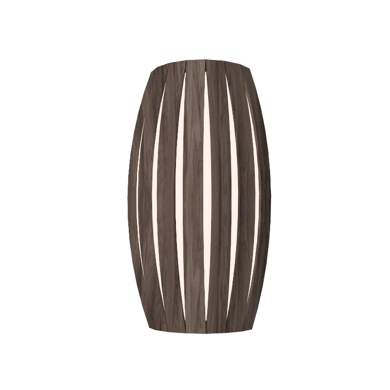 Accord 4014LED Barrel 1-lt 14" Tall Wall Light-American Walnut