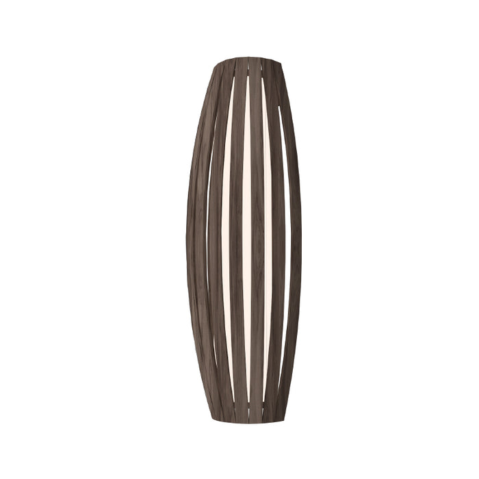 Accord 4040LED Barrel 1-lt 28" Tall LED Wall Light-American Walnut