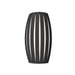 Accord 4014 Barrel 2-lt 14" Tall LED Wall Light-Lead Grey