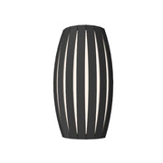 Accord 4014LED Barrel 1-lt 14" Tall Wall Light-Lead Grey