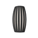Accord 4014LED Barrel 1-lt 14" Tall Wall Light-Lead Grey