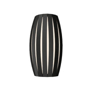 Accord 4014LED Barrel 1-lt 14" Tall Wall Light-Charcoal