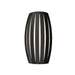 Accord 4014LED Barrel 1-lt 14" Tall Wall Light-Charcoal