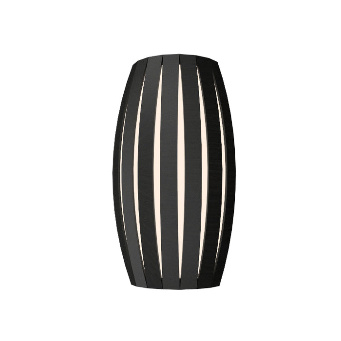 Accord 4014 Barrel 2-lt 14" Tall LED Wall Light-Charcoal