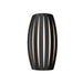 Accord 4014 Barrel 2-lt 14" Tall LED Wall Light-Charcoal
