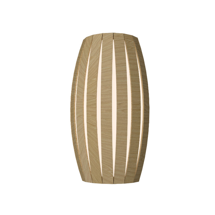 Accord 4014LED Barrel 1-lt 14" Tall Wall Light-Sand
