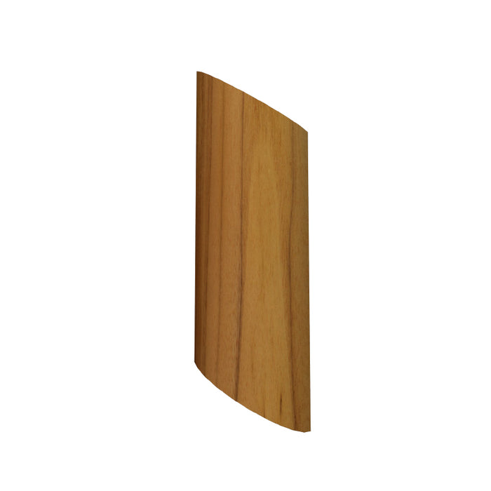 Accord 466 Clean 2-lt 22" Tall LED Wall Light-Teak
