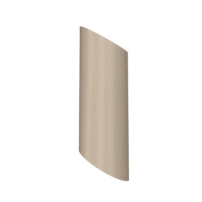 Accord 466LED Clean 1-lt 22" Tall LED Wall Light-Organic Cappuccino