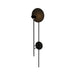Accord 4127 Dot 1-lt 49" Tall LED Wall Light-Charcoal