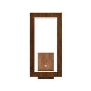 Accord 4118LED Frame 1-lt 13" Tall LED Wall Light-Imbuia