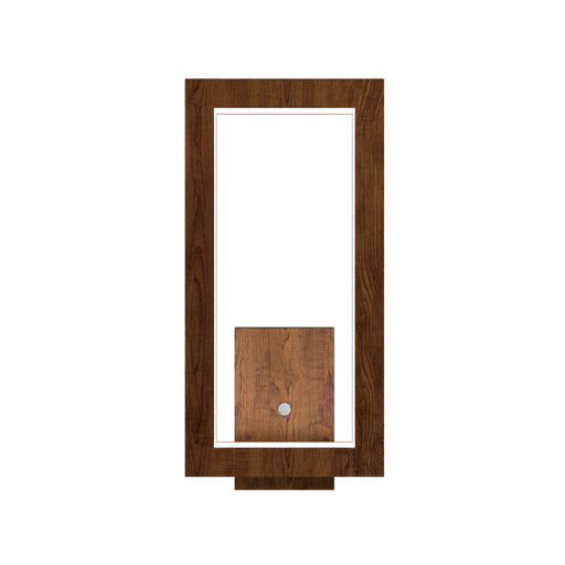 Accord 4118LED Frame 1-lt 13" Tall LED Wall Light-Imbuia