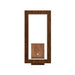 Accord 4118LED Frame 1-lt 13" Tall LED Wall Light-Imbuia