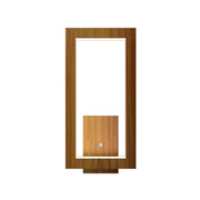 Accord 4118LED Frame 1-lt 13" Tall LED Wall Light-Teak