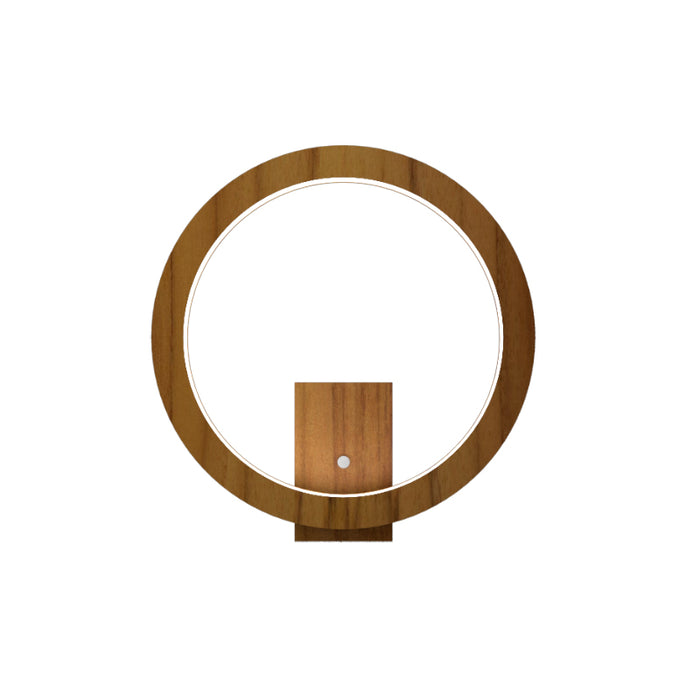 Accord 4117LED Frame 1-lt 13" LED Wall Light-Teak