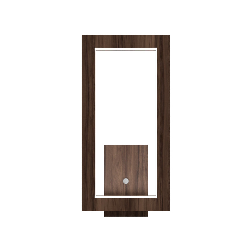 Accord 4118LED Frame 1-lt 13" Tall LED Wall Light-American Walnut