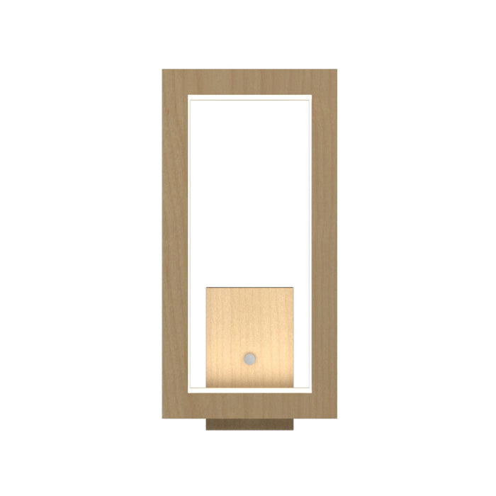 Accord 4118LED Frame 1-lt 13" Tall LED Wall Light-Maple