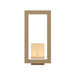 Accord 4118LED Frame 1-lt 13" Tall LED Wall Light-Maple