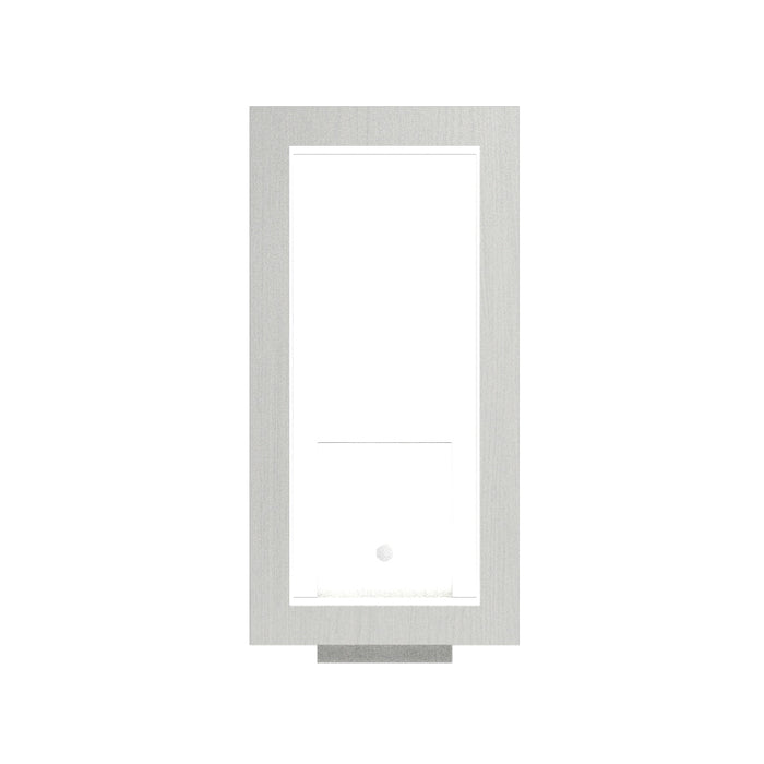 Accord 4118LED Frame 1-lt 13" Tall LED Wall Light-Organic White