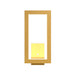 Accord 4118LED Frame 1-lt 13" Tall LED Wall Light-Organic Gold