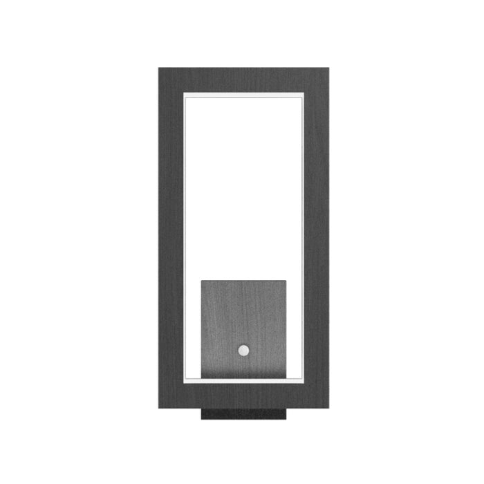 Accord 4118LED Frame 1-lt 13" Tall LED Wall Light-Organic lead Grey
