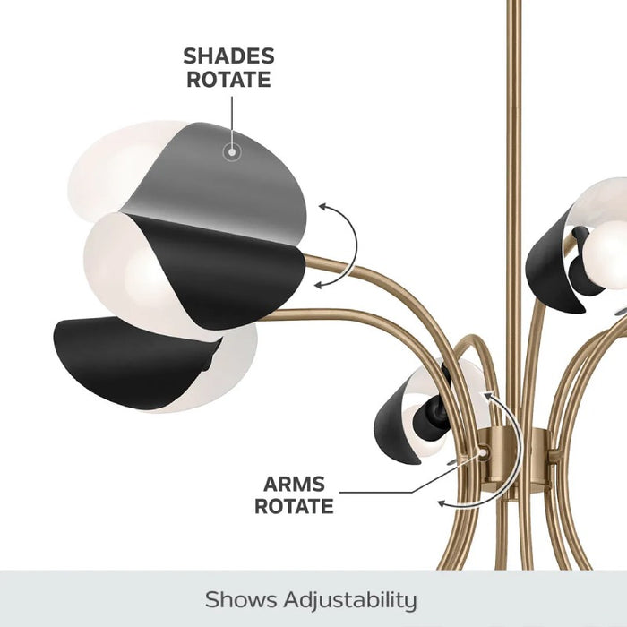 Kichler 52560 Arcus 8-lt 46" Chandelier