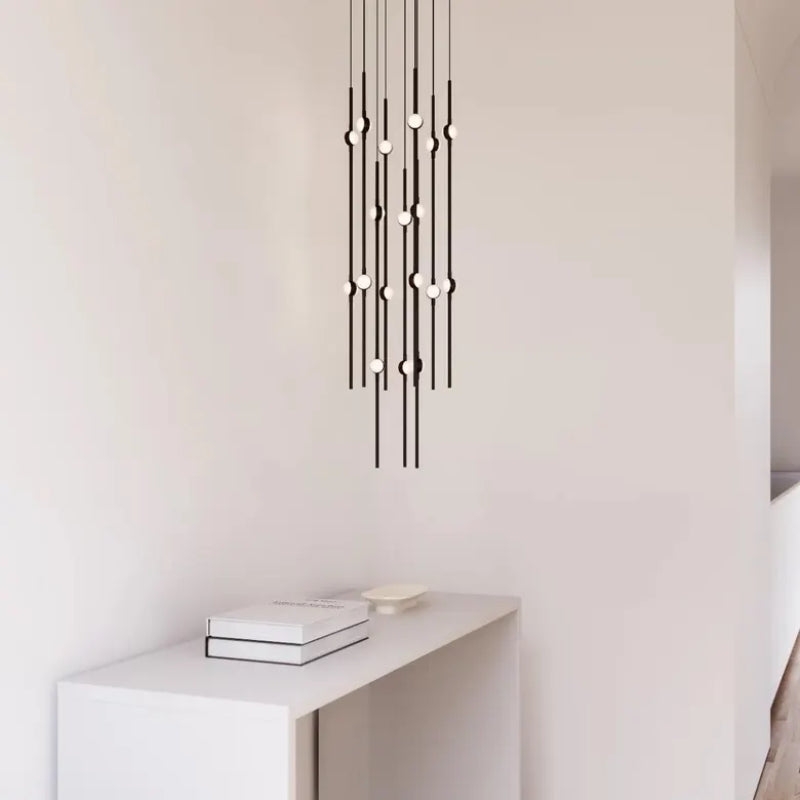 Sonneman 2012 Constellation 18-lt 12" LED Pendant - Espresso Black