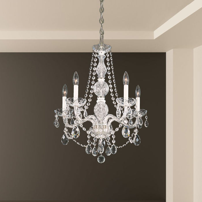 Schonbek 1302 Arlington 5-lt 21" Chandelier