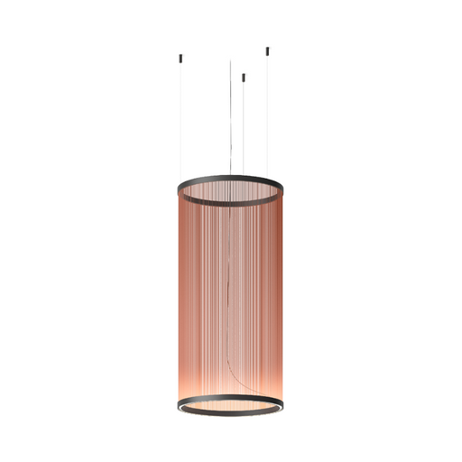 Vibia 1820 Array 1-lt 22" LED Pendant - Terra Red