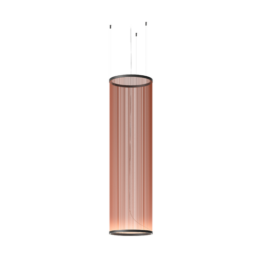 Vibia 1825 Array 1-lt 22" LED Pendant - Terra Red