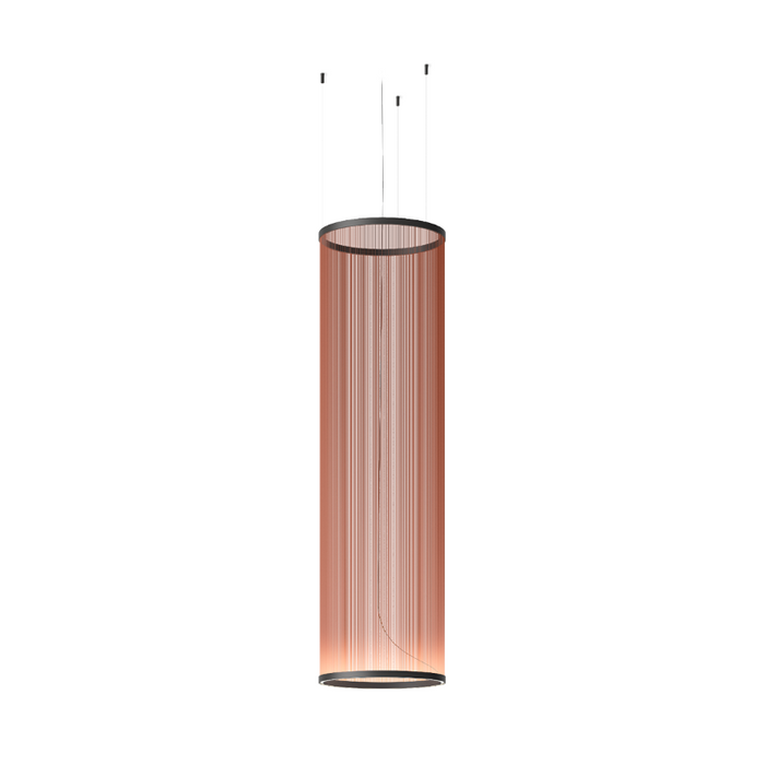 Vibia 1825 Array 1-lt 22" LED Pendant - Terra Red