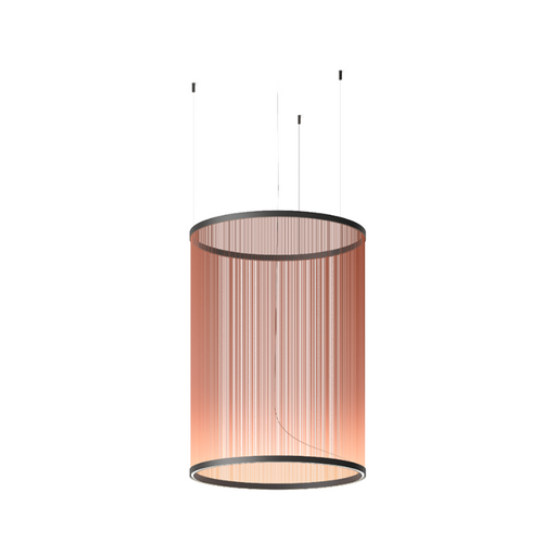 Vibia 1830 Array 1-lt 34" LED Pendant - Terra Red