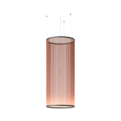 Vibia 1835 Array 1-lt 33" LED Pendant - Terra Red