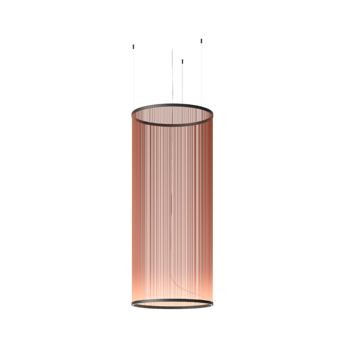 Vibia 1835 Array 1-lt 33" LED Pendant - Terra Red