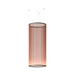 Vibia 1835 Array 1-lt 33" LED Pendant - Terra Red