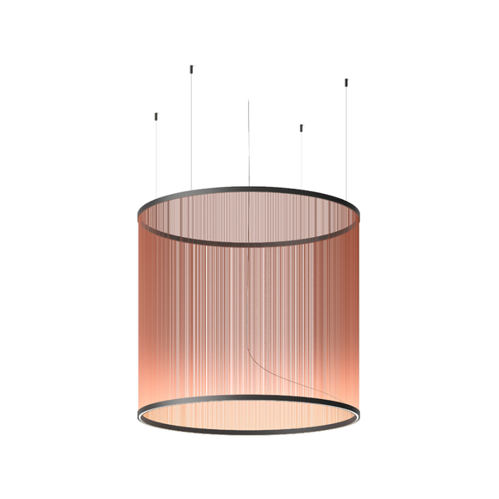 Vibia 1840 Array 1-lt 49" LED Pendant - Terra Red