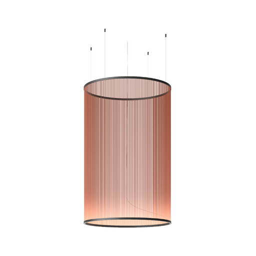 Vibia 1845 Array 1-lt 49" LED Pendant - Terra Red