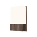 Accord 444 Clean 1-lt 12" Tall LED Wall Light, E26 Base - American Walnut