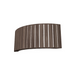 Accord 4039 Slatted 1-lt 16" LED Wall Light - American Walnut