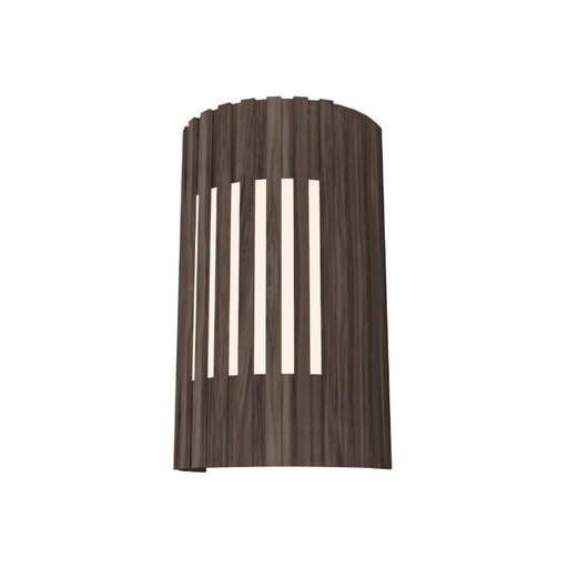 Accord 420 Slatted 1-lt 12" Tall LED Wall Light - American Walnut