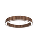Accord 1349 Cylindrical 1-lt 24" LED Pendant - American Walnut