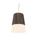 Accord 264 Conical 1-lt 11" LED Pendant, E26 Base - American Walnut