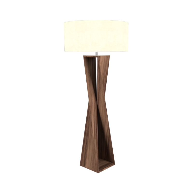 Accord 3029 Spin 1-lt 65" Tall LED Floor Lamp - American Walnut