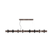 Accord 1502 Flow 16-lt 71" LED Pendant - American Walnut